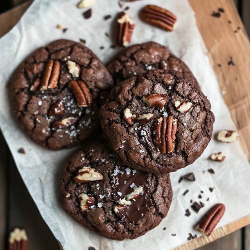 Pecan Chocolate Cookies Sweet, Spiced, and Oh-So-Chewy!