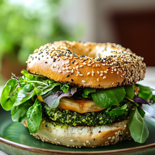 Pesto Sesame Breaky Bagel – A Delicious Start to Your Day! - Bake Heavenly
