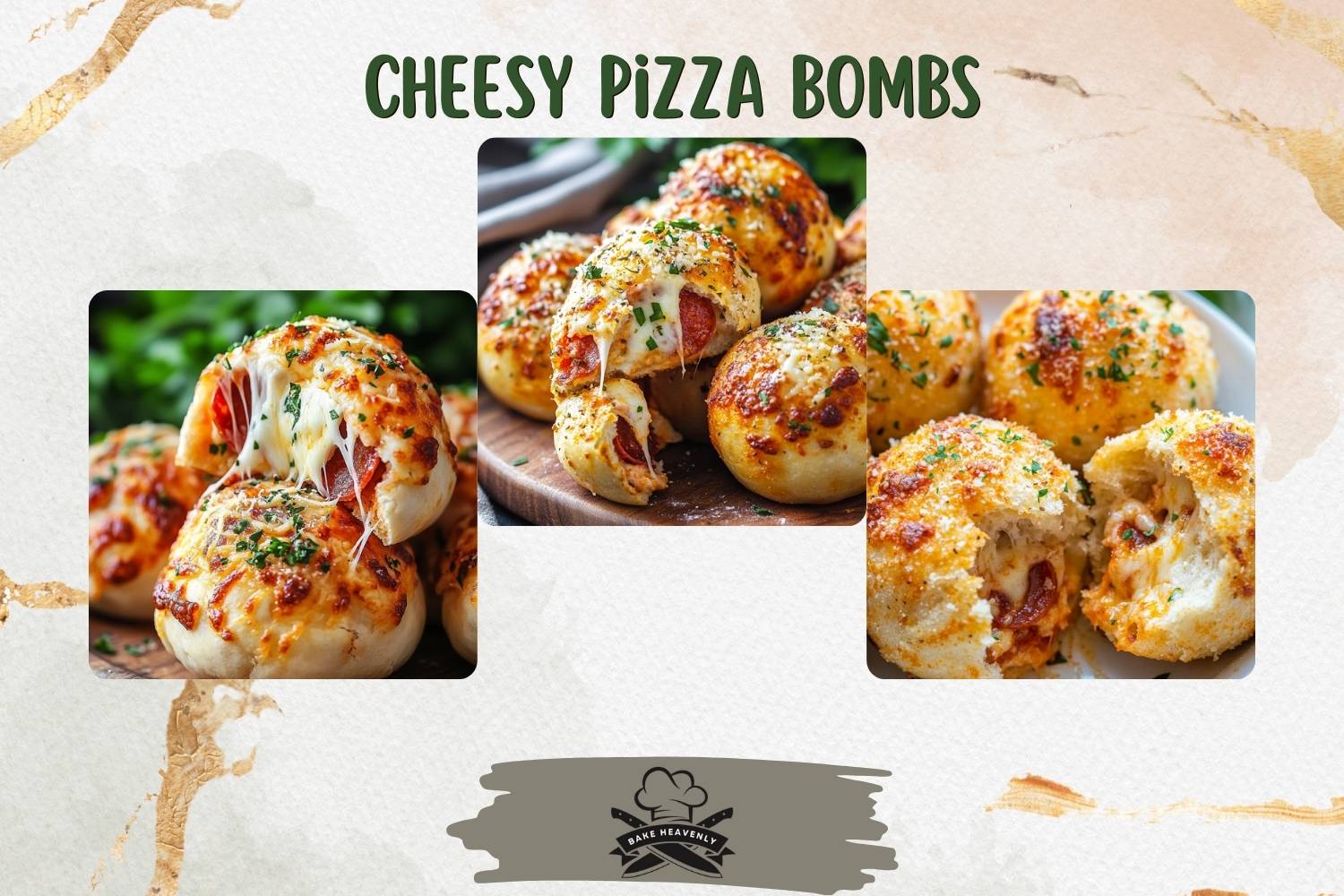cheesy pizza bombs