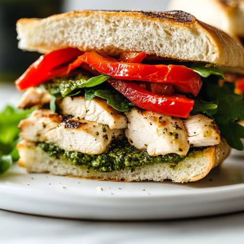 Chicken Pesto Sandwich – A Super Easy and Delicious Lunch!