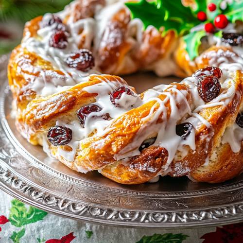 Christmas Breakfast Wreath