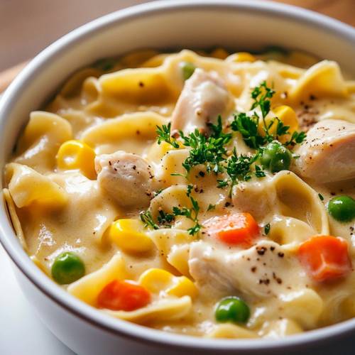 Creamy Chicken Pot Pie Pasta