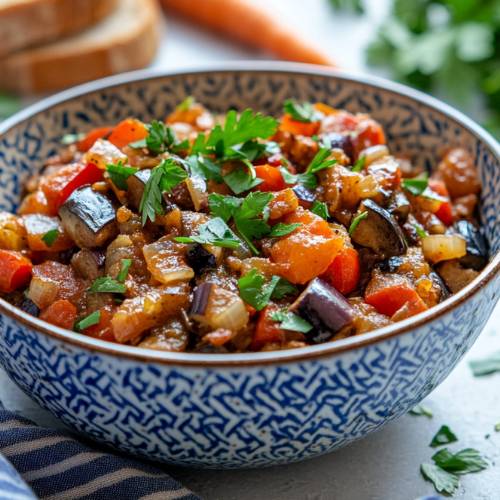 Eggplant Caviar - A Taste of Home