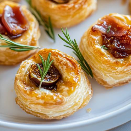 Fig Brie and Prosciutto Bites