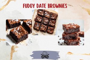 fudgy date brownies