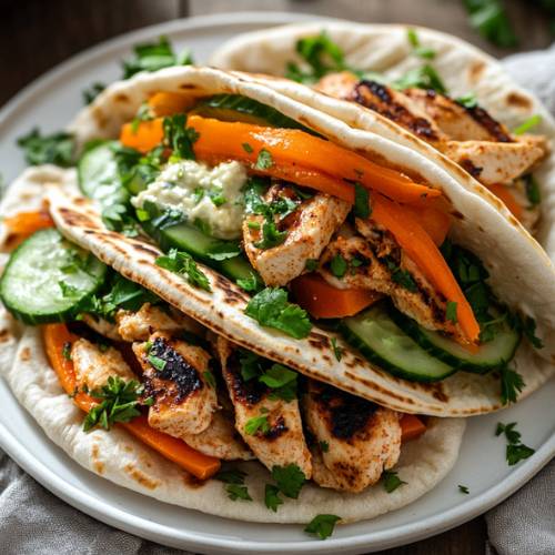 Homemade Chicken Pitas