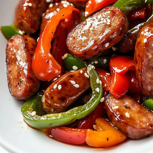Korean Sausage Stir Fry – A Sweet & Savory 30-Minute Dinner!