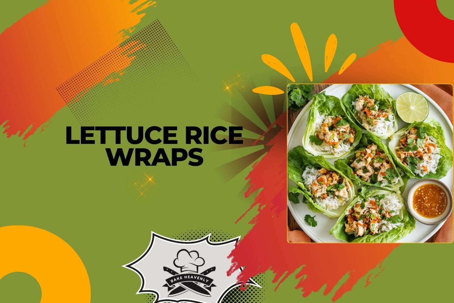 Wraps Made With Leftover Rice Easy Lettuce Rice Wraps with Peanut Sauce (Healthy Ground Chicken ...