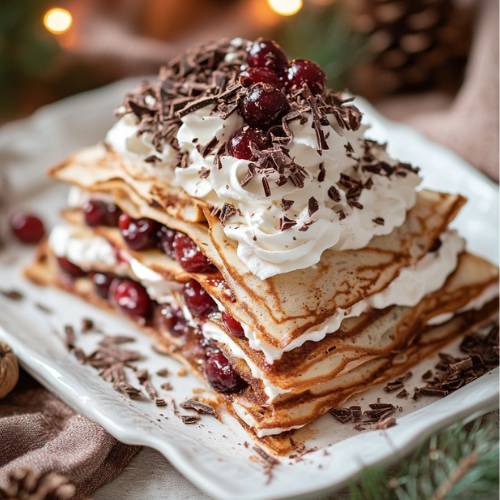 Pyramid Cake Recipe (With Cherries and Cream!)