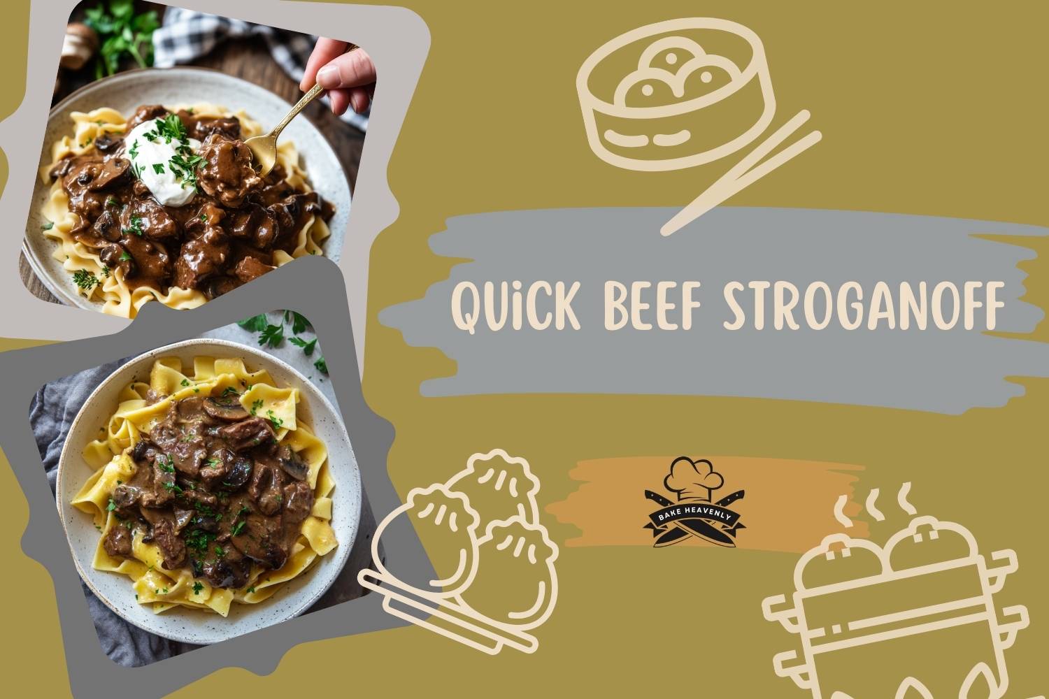 quick beef stroganoff