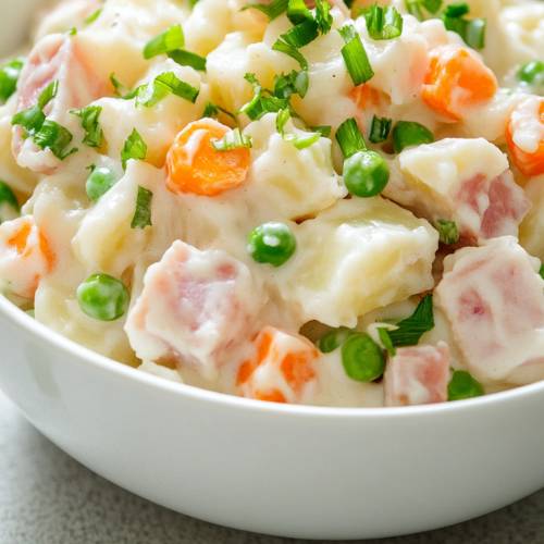 Russian Potato Salad Recipe (Olivier Salad)