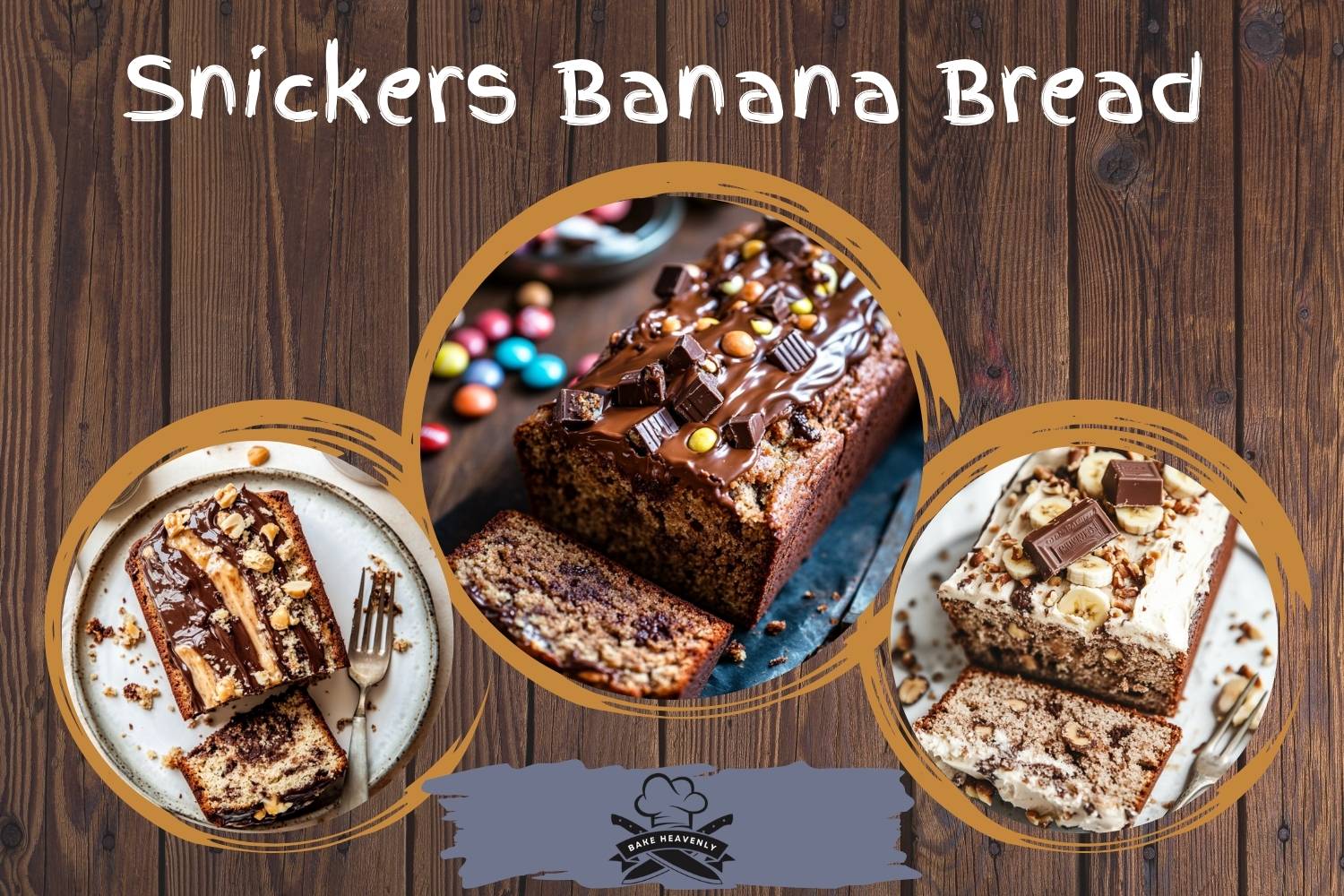 snickers banana bread