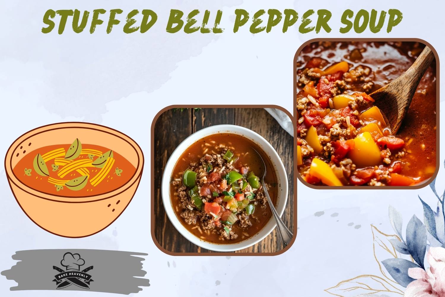 stuffed bell pepper soup