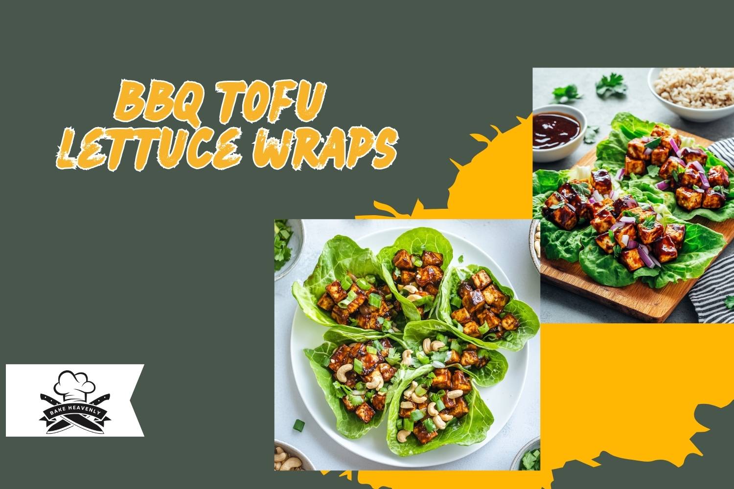 bbq tofu lettuce wraps