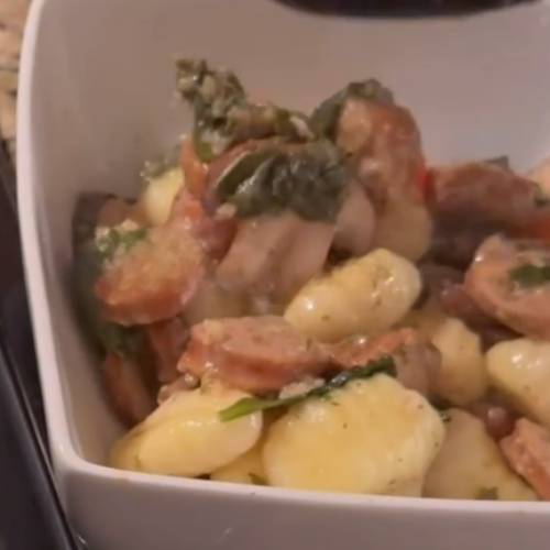 Creamy Pesto Gnocchi with Chicken Sausage (Easy 30-Minute Dinner)