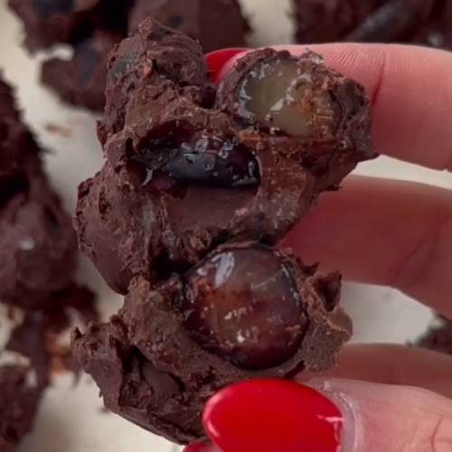 Dark Chocolate Blueberry Clusters A Sweet and Healthy Treat!