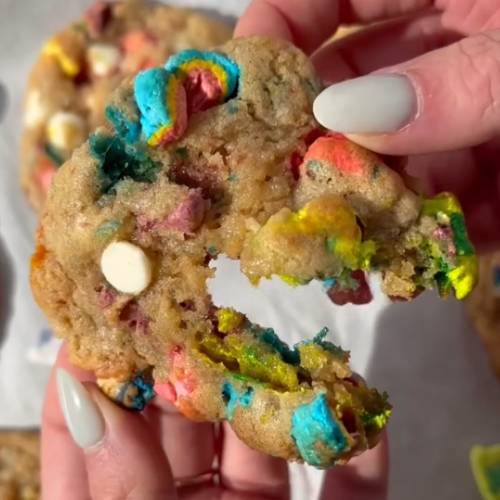 Lucky Charms Cookies Magically delicious cookies full of sweet surprises!
