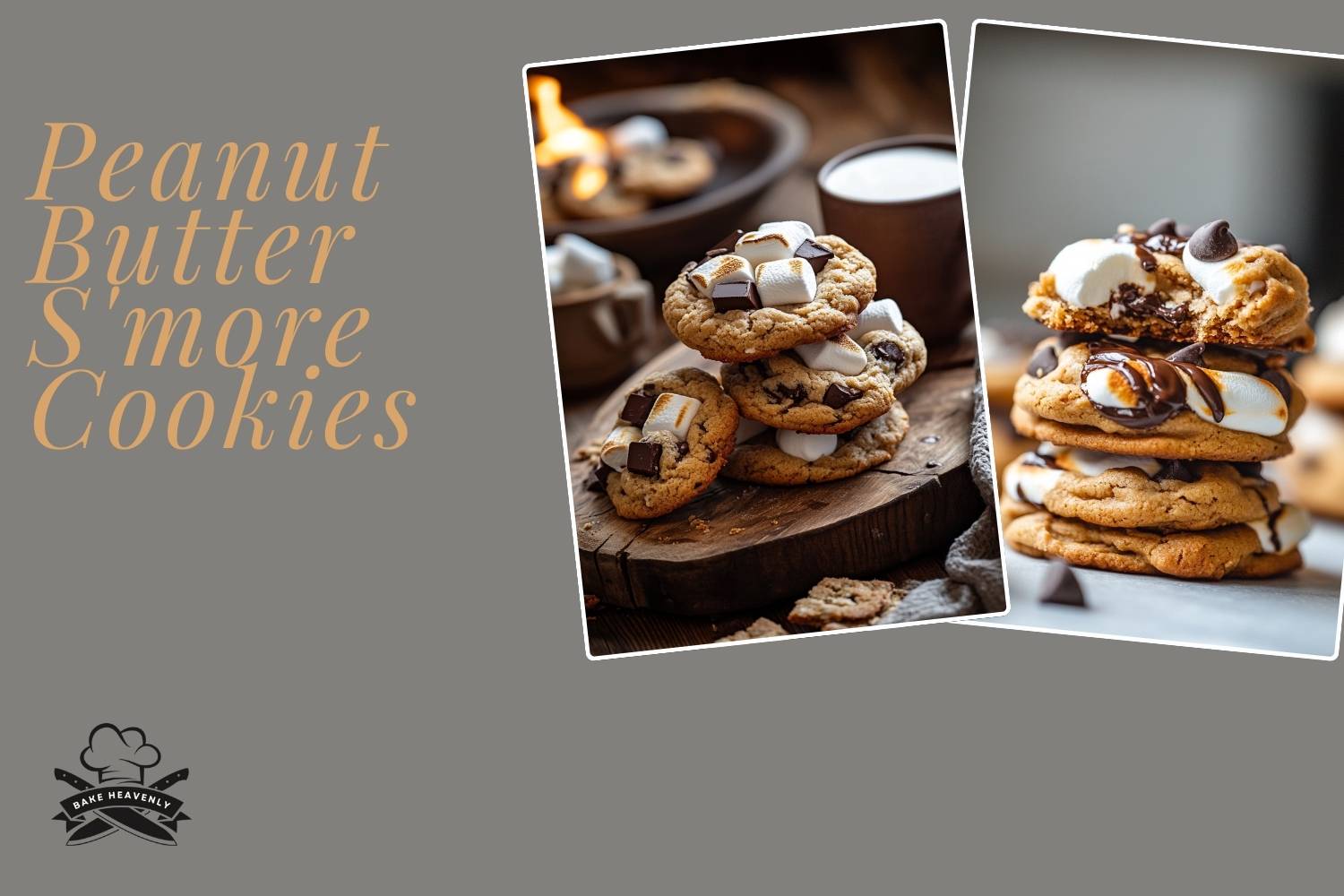 peanut butter s'more cookies