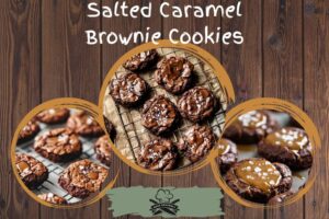 salted caramel brownie cookies