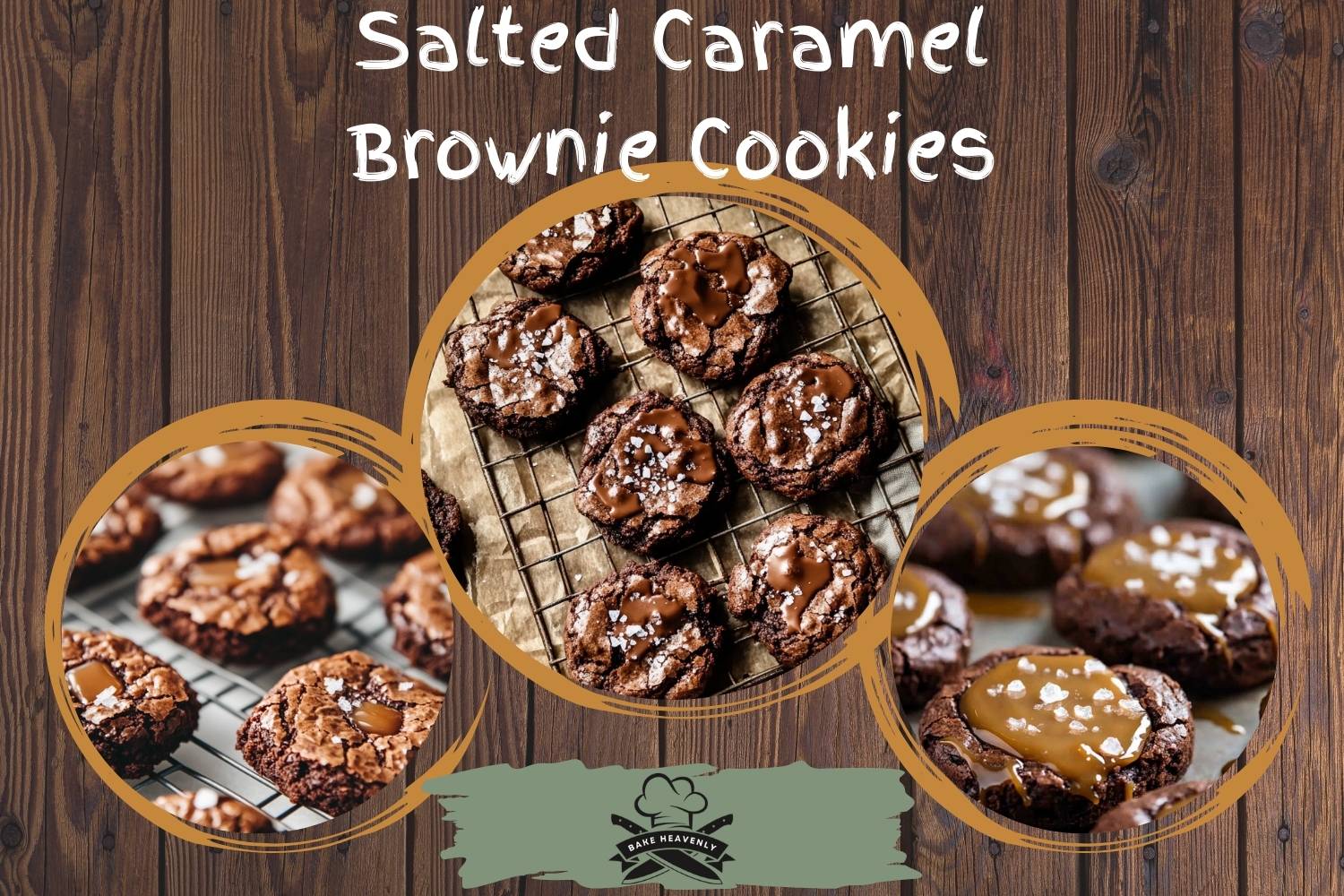 salted caramel brownie cookies