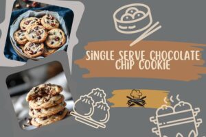 single serve chocolate chip cookie