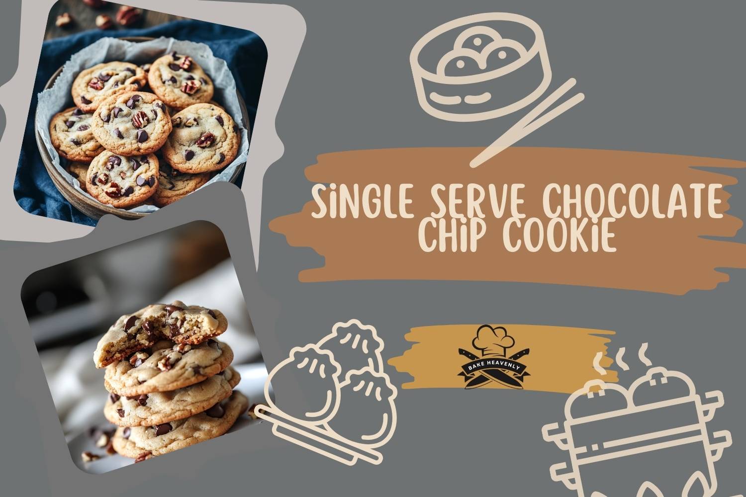 single serve chocolate chip cookie