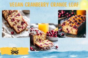 vegan cranberry orange loaf