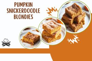 pumpkin snickerdoodle blondies