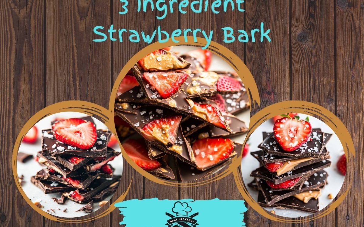3 ingredient strawberry bark