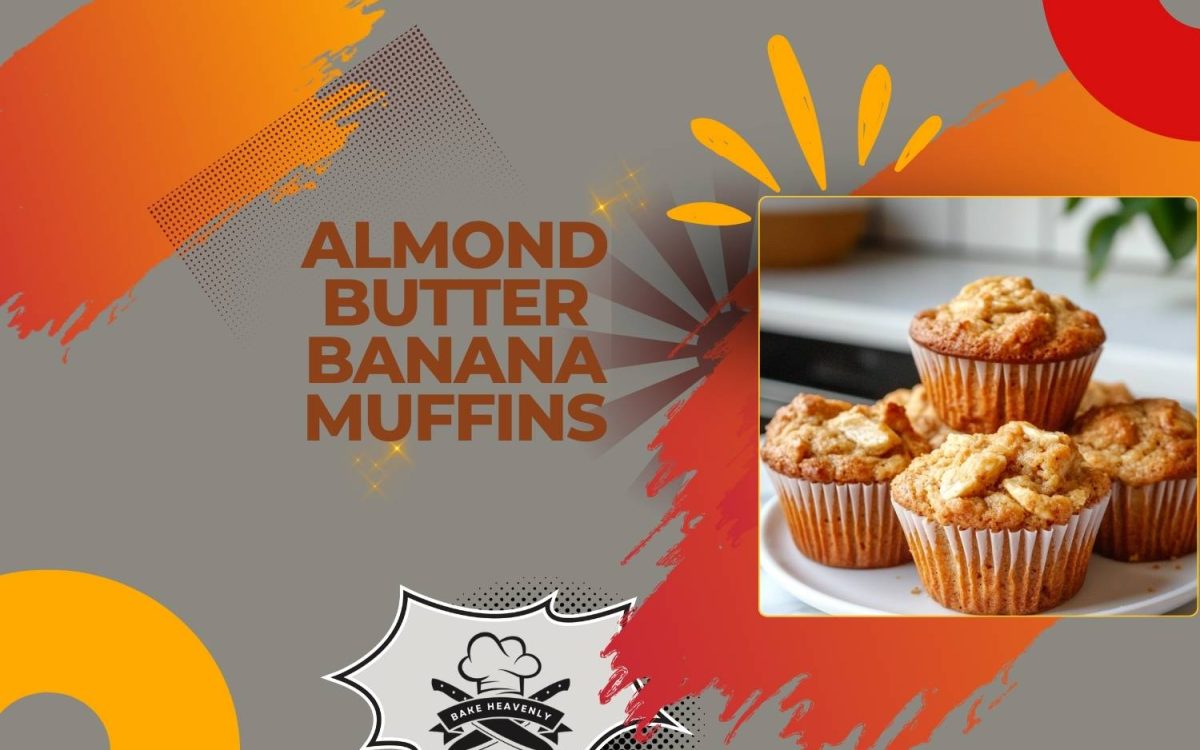 almond butter banana muffins