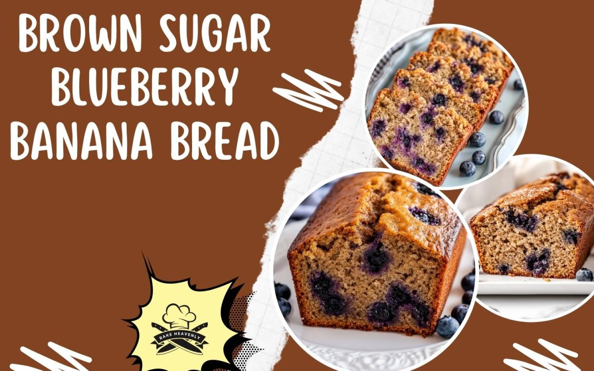 brown sugar blueberry banana bread