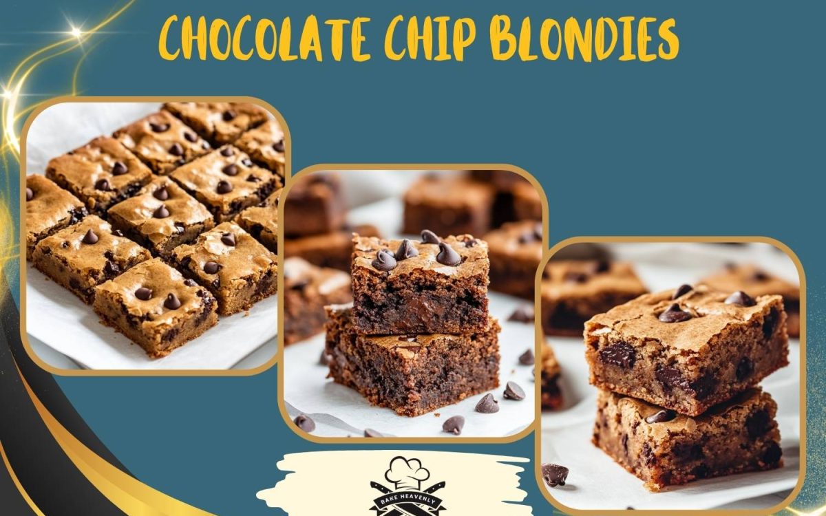 chocolate chip blondies