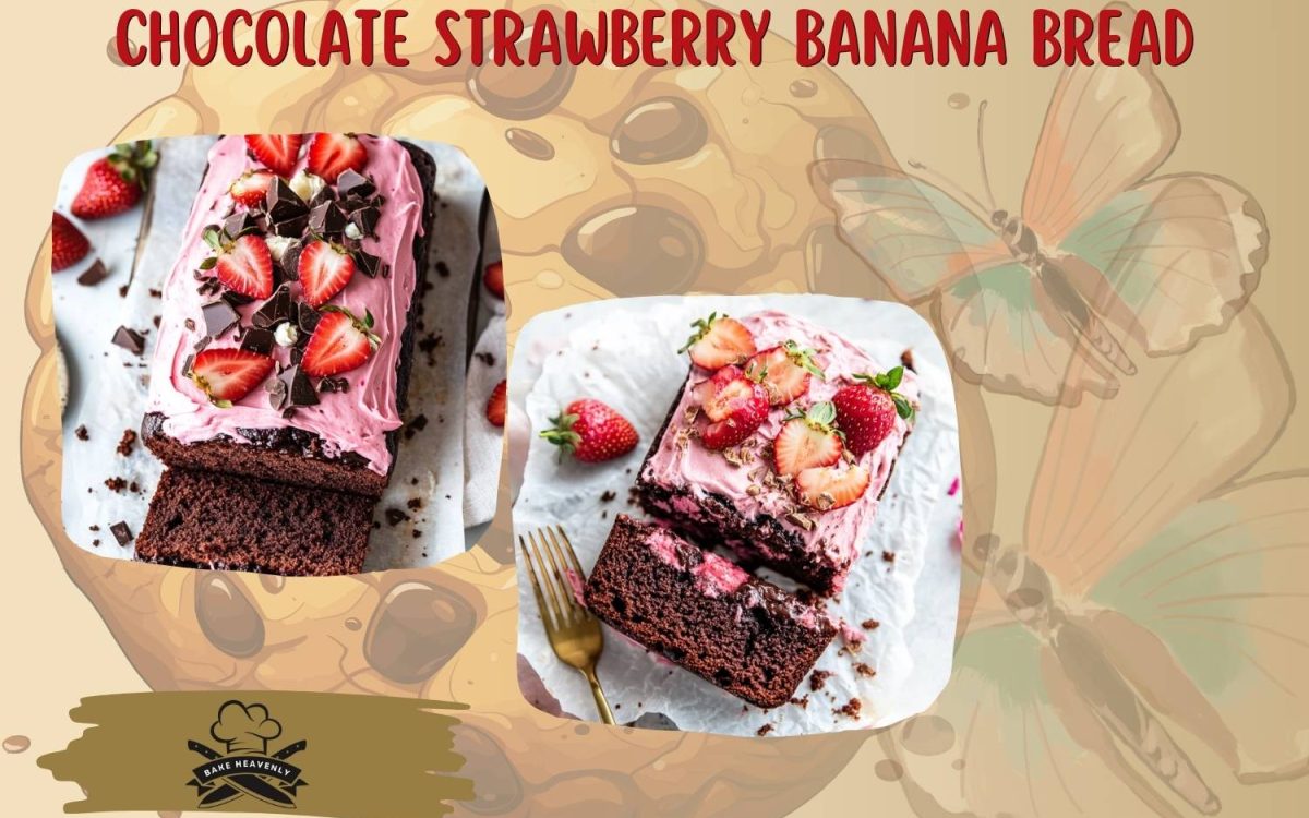 chocolate strawberry banana bread
