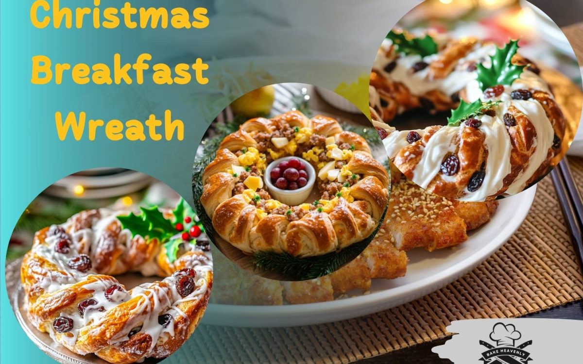 christmas breakfast wreath