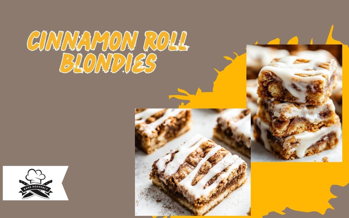 cinnamon roll blondies