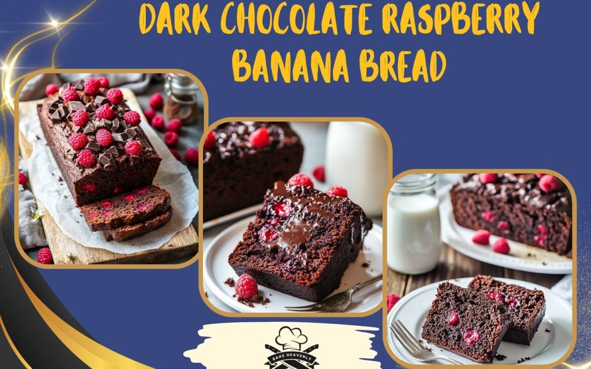 dark chocolate raspberry banana bread