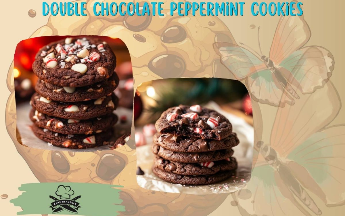 double chocolate peppermint cookies