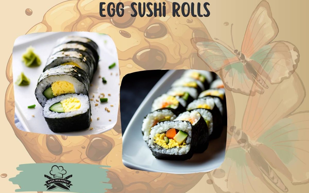 egg sushi rolls