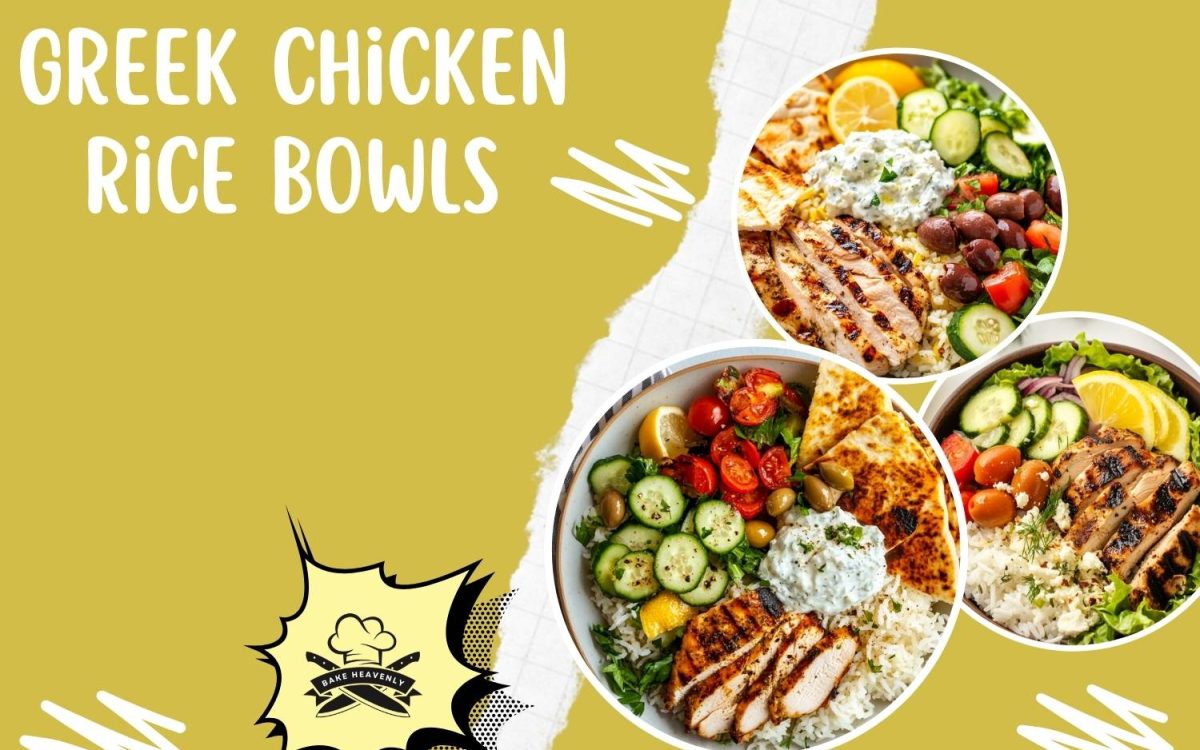 greek chicken rice bowls
