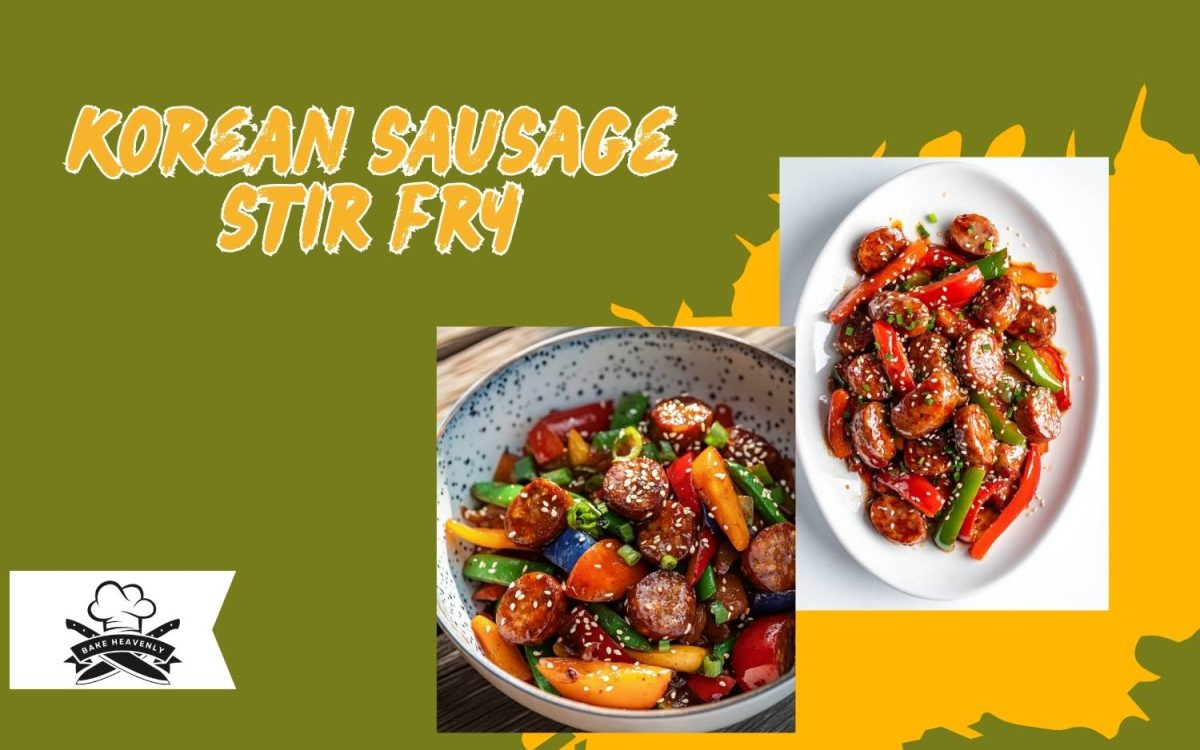 korean sausage stir fry