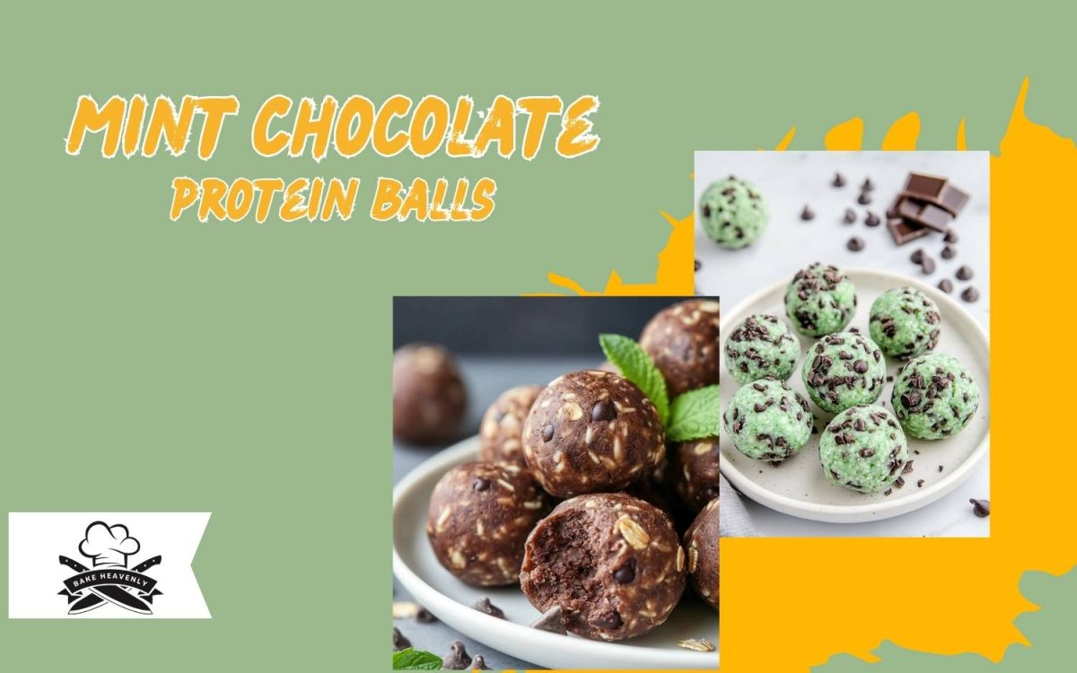mint chocolate protein balls