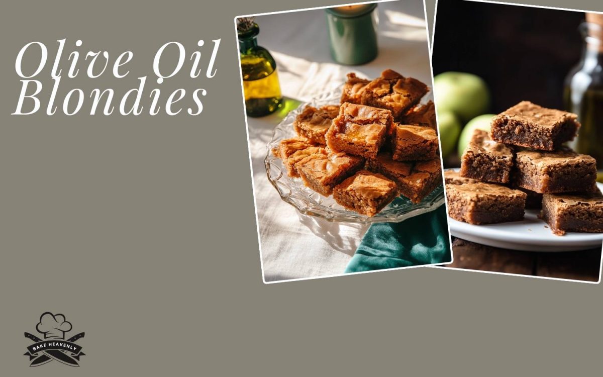 olive oil blondies