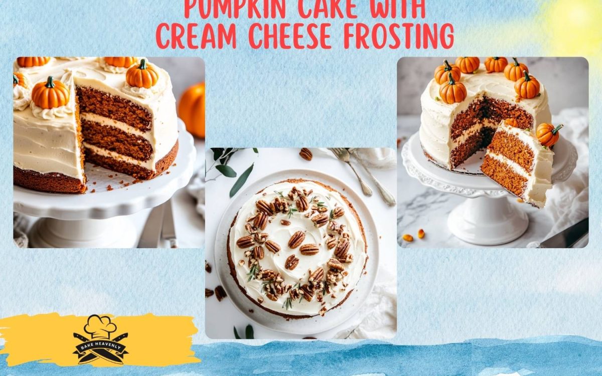 pumpkin cake with cream cheese frosting