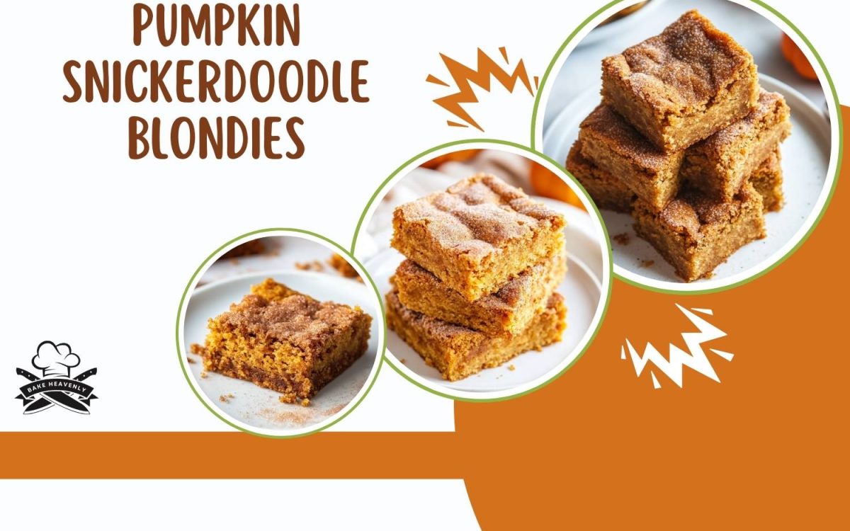 pumpkin snickerdoodle blondies