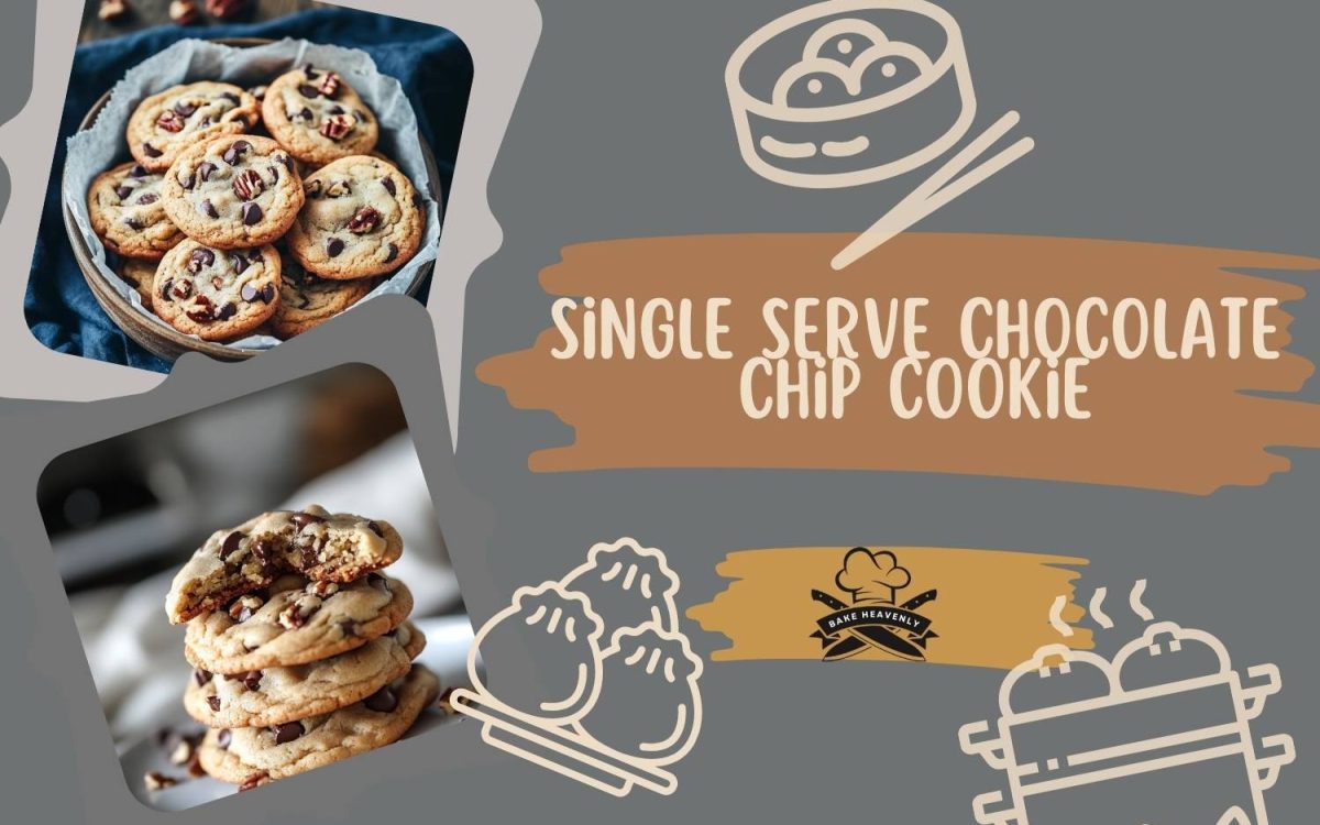 single serve chocolate chip cookie