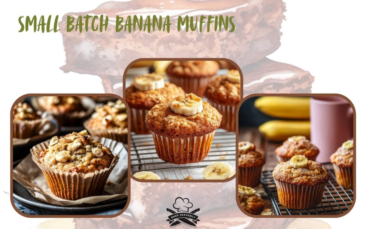 small batch banana muffins