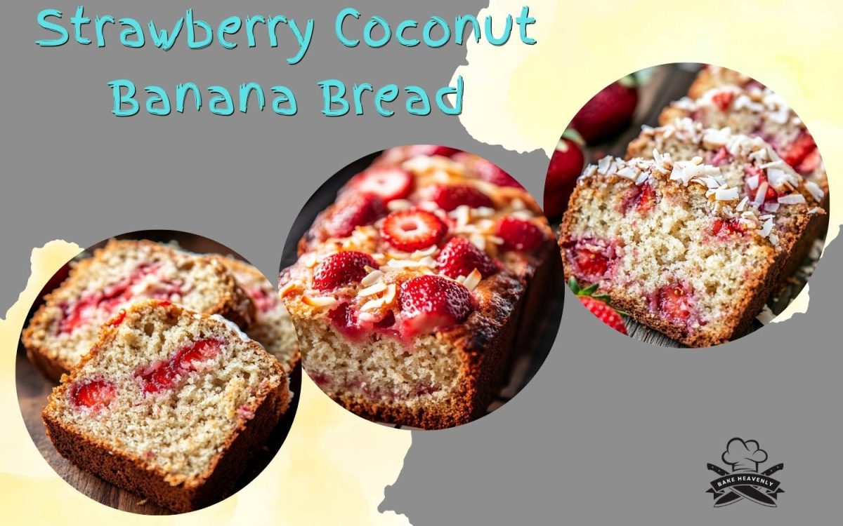 strawberry coconut banana bread