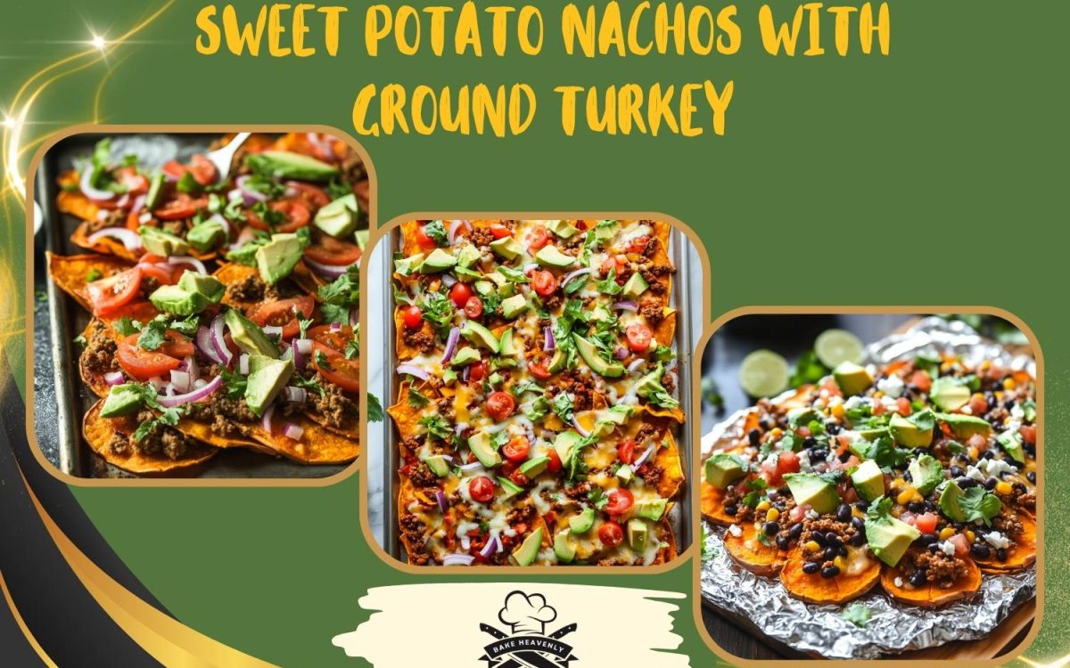 sweet potato nachos with ground turkey