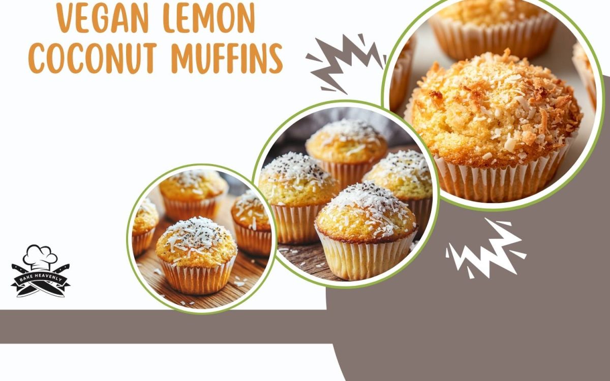 vegan lemon coconut muffins